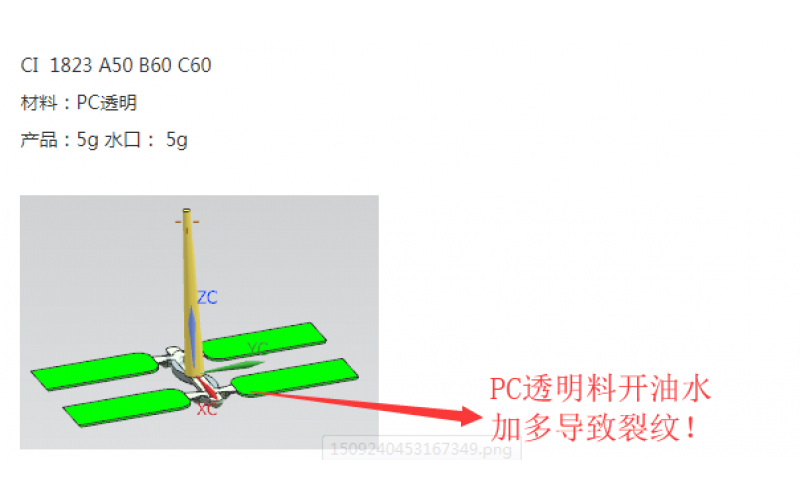 PC 透明件噴油絲印的禁區(qū) ， 容易開裂， 小心調油， 少用開油水， 盡量用防白水。
